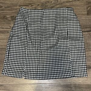 Black and white skirt